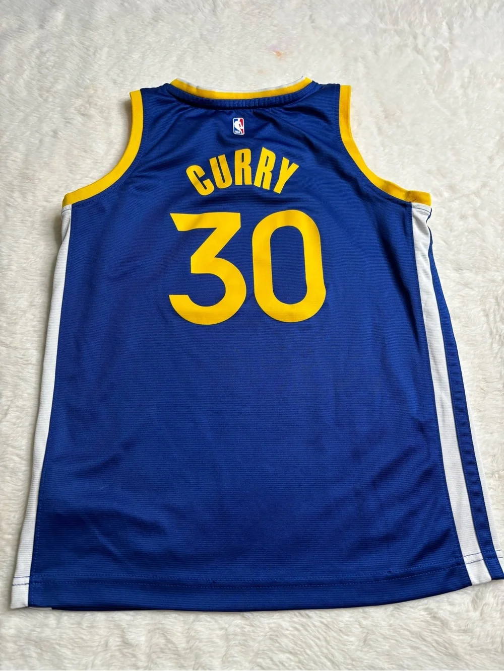 NBA Golden State Warriors Blue & Yellow Kids Jersey